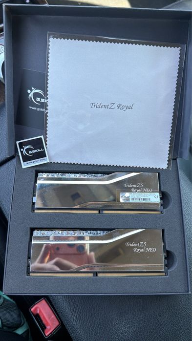 2x16 RAM (32GB DDR5) G SKILL Trident z5 Royal Neo 8000mhz