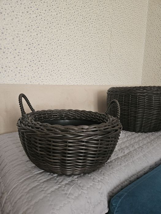 Кашпо из ротанга