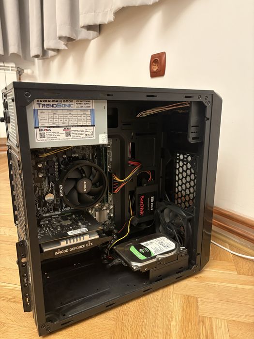 Геймърски компютьр Ryzen 5 / GTX 1650 4GB / 16GB RAM