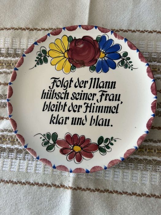 Чиния за стена SMF Schramberg , за колекция и подарък