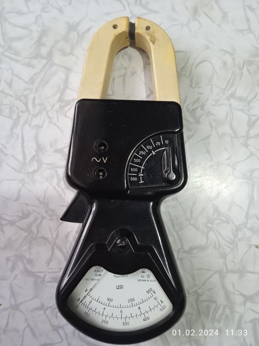 Клещи токовые для замера тока