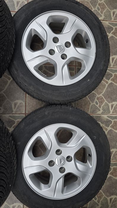 Jante aliaj Logan Sandero Anvelope 185 65 r15 dacia 4x100