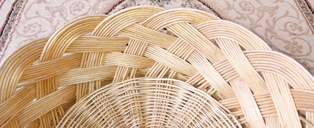 Голям плетен кош