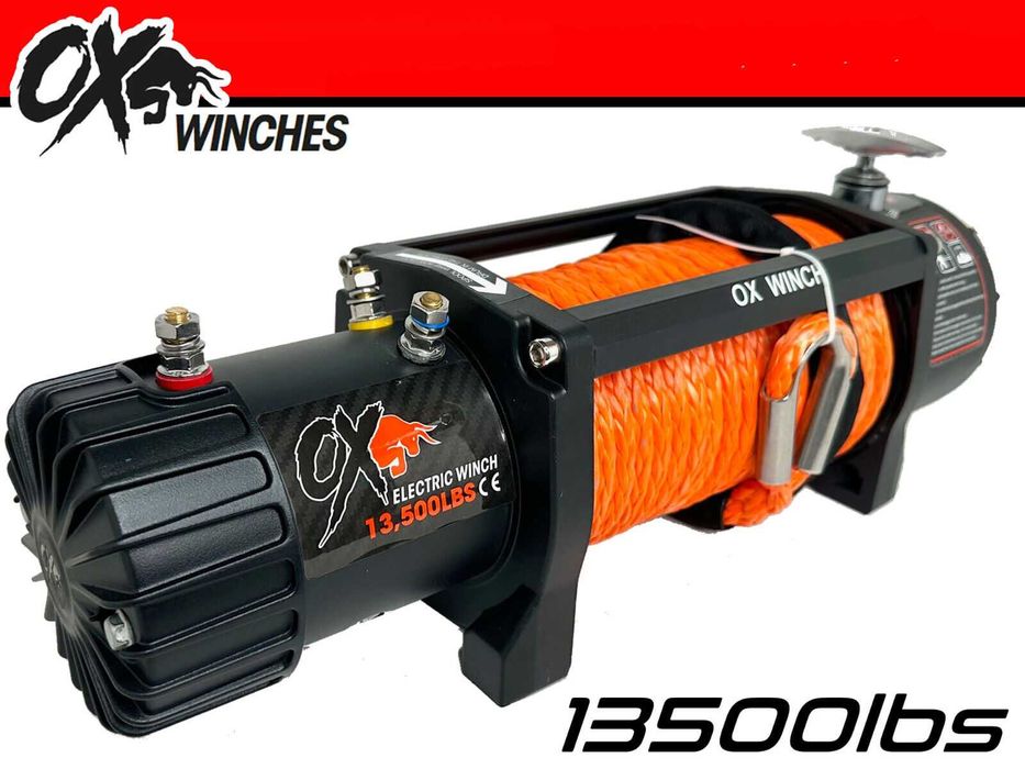 Troliu Auto Puternic 12V 13500 LBS Cablu Otel Si Garantie