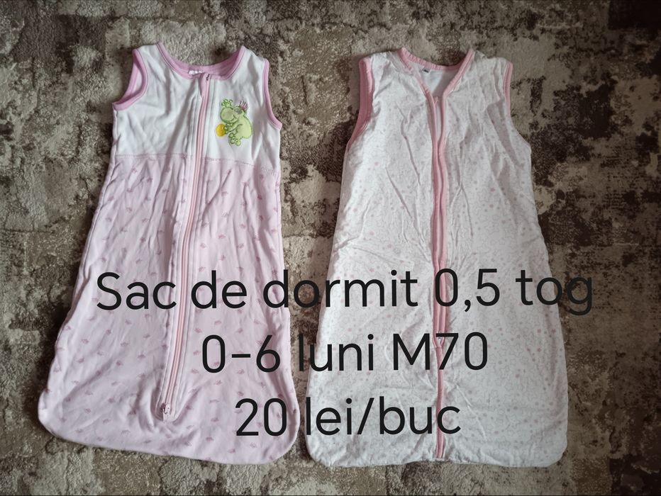 Saci de dormit,  sistem infasare, protecții laterale, coșuleț/ babynes