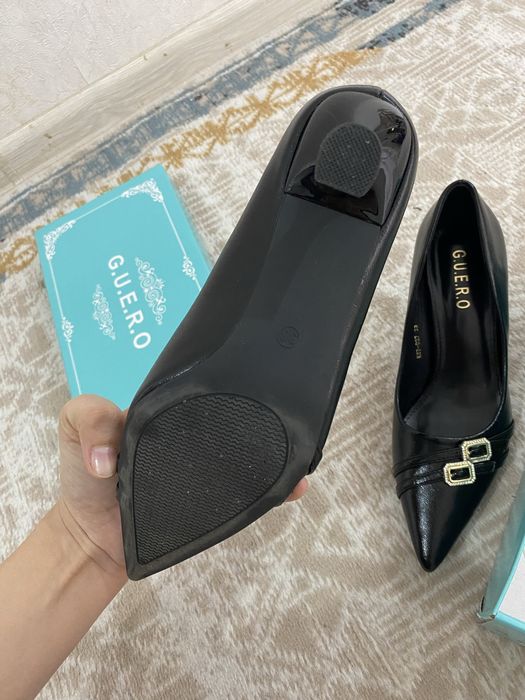 Туфли черные, размер 38