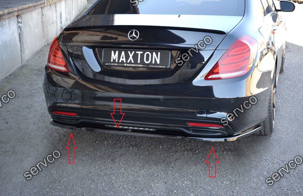 Pachet Exterior Prelungiri Body kit tuning Mercedes S Class W222 2013-2017 v1 - Maxton Design