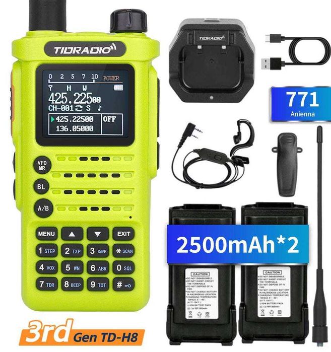 Радиостанции Tidradio TD-H8 3rd Gen и TD-H3 Plus