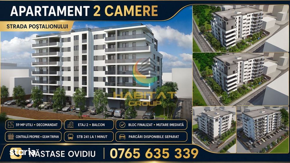 Apartament 2 Camere Bloc finalizat  Mutare imediată
