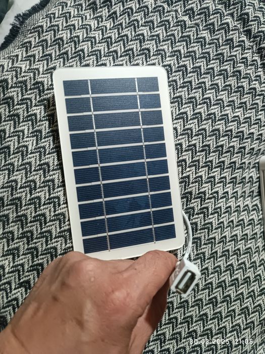 Солнечная батарея для зарядки телефона на 5 вольт