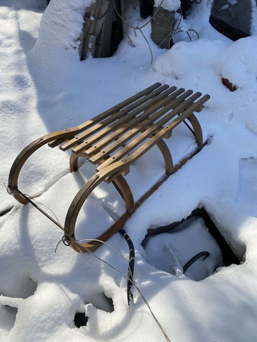 Сани деревянные для взрослых