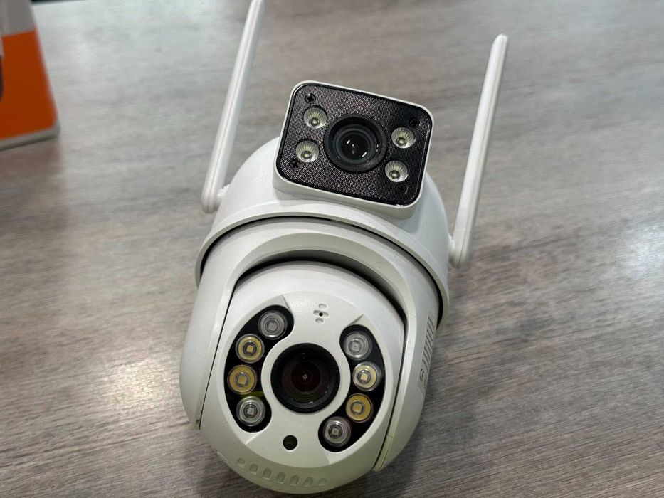 Двойна WiFi камера 8MP (Dual Lens) PTZ – 2160p / 4K