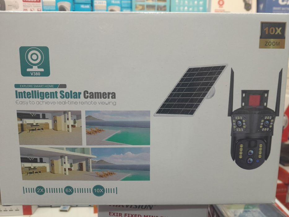 WiFi 4G Quyosh PaneLLi Kamera