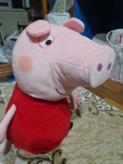 Мягкие игрушки. Большой медведь и свинка Пеппа НОВЫЕ