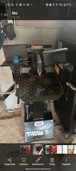 Vand press hidraulica de despicat lemne