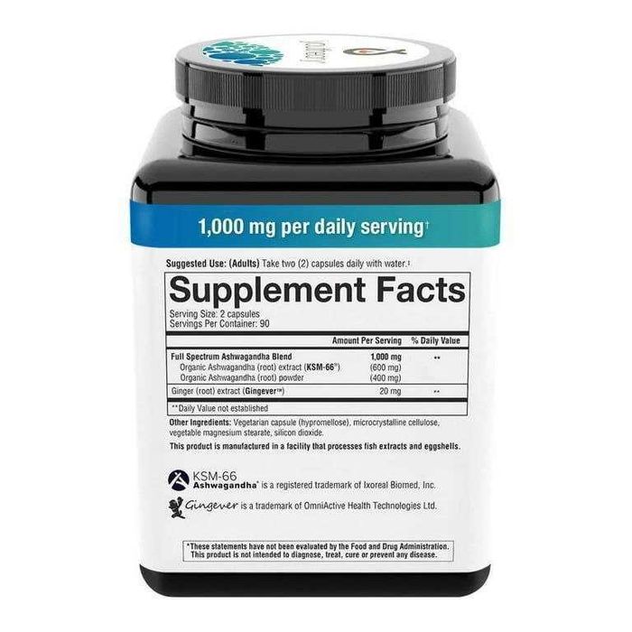 Супер Ашваганда 180 капсул  от фирмы Youtheory Ashwagandha