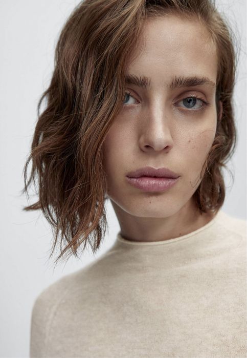 Pulover Massimo Dutti cu guler inalt