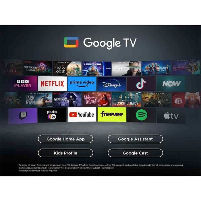 Телевизор TCL 55C6KS Premium QD-MiniLED Google TV 144Hz (2025)
