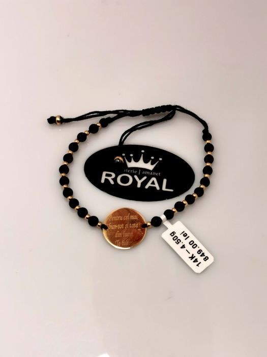 Bijuteria Royal bratara snur din aur 14k 4.50 gr