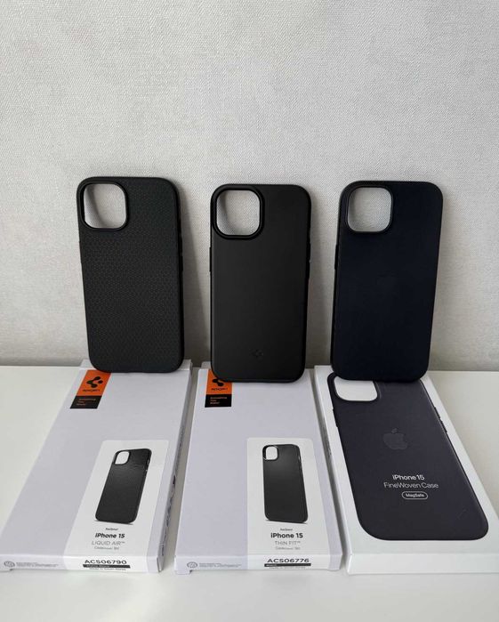 Оригинальный чехол Apple FineWoven для iphone 15