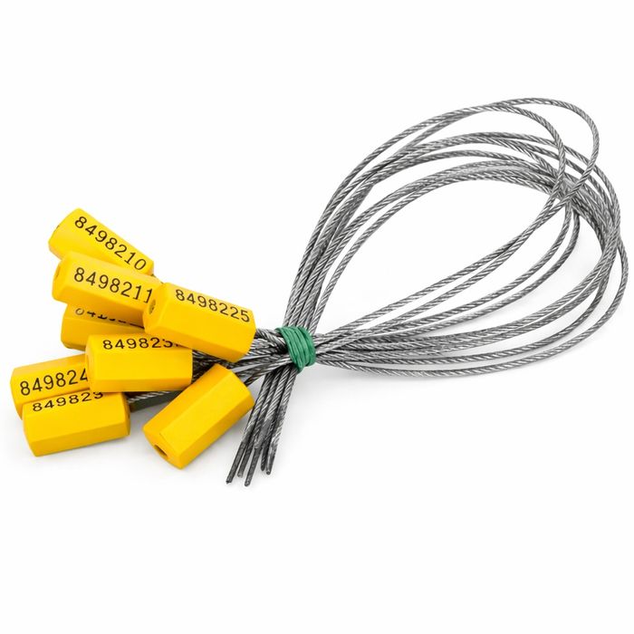 Пломба тросовая 40 см номерная | Trosli plomba 40 sm raqamli