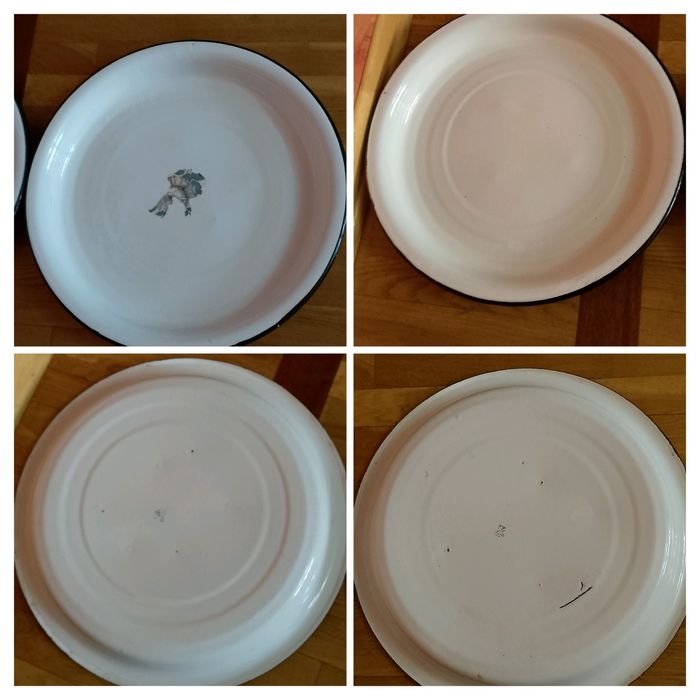 Советское эмалированное блюдо.