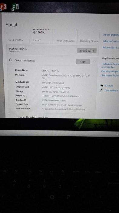 Lenovo ThinkPad E14 INTEL i5-10210 3.20GHz | 8GB RAM | 256GB SSD | 14"