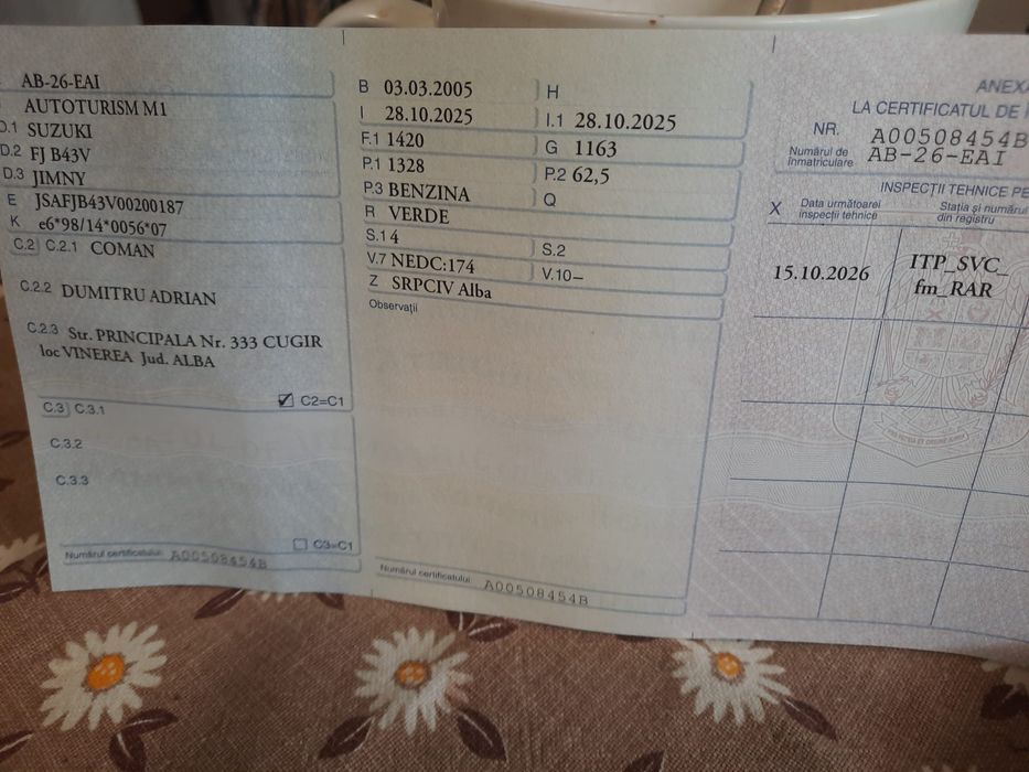 Suzuki jimny FJ B43V