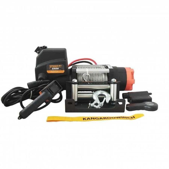 Troliu electric Kangaroo winch 6000 lbs 12v (trage 2722 kg )