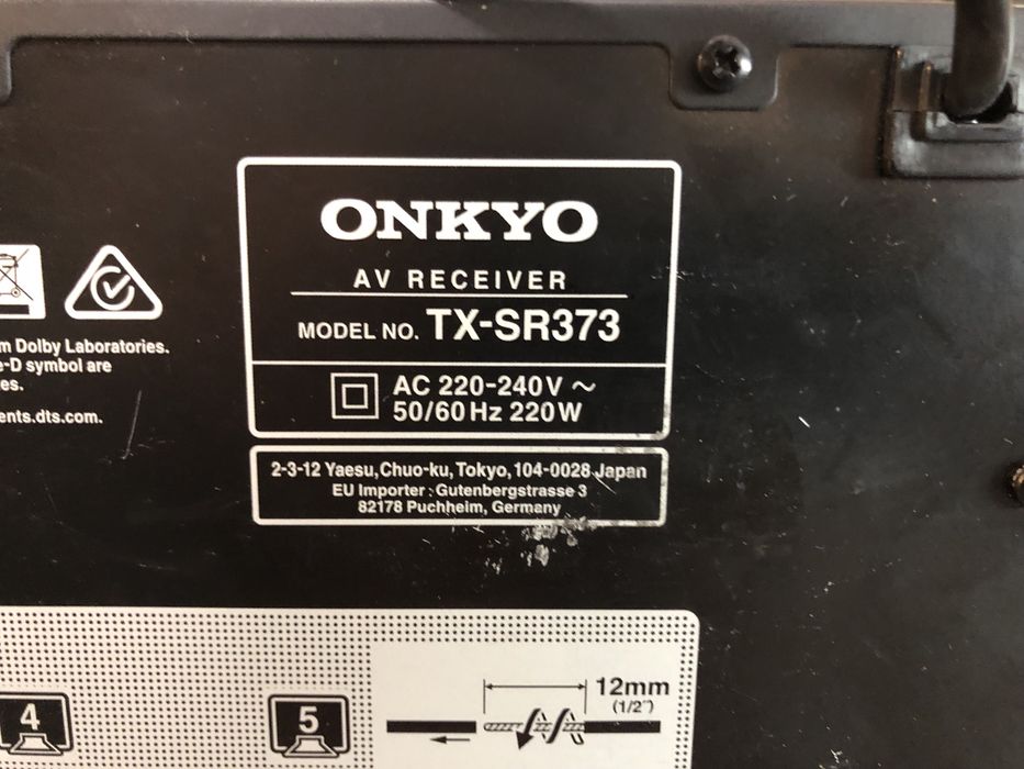 Onkyo TX-SR373 Bluetooth