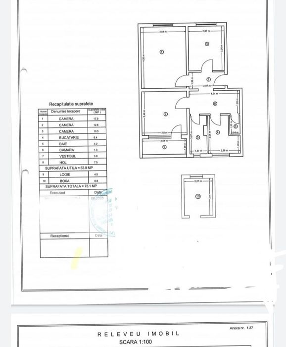 Apartament 3 camere
