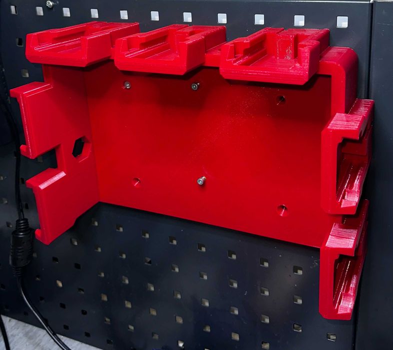 Organizator incarcator dublu m18 si  acumulatori milwaukee