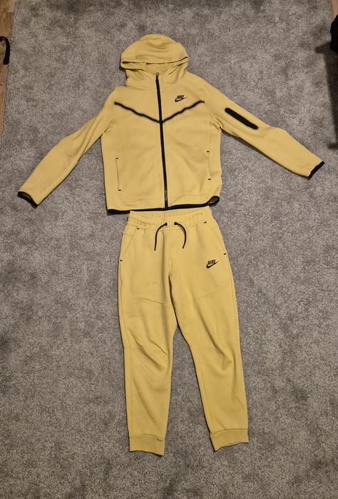 Trening Nike Tech Fleece copii roșu si galben