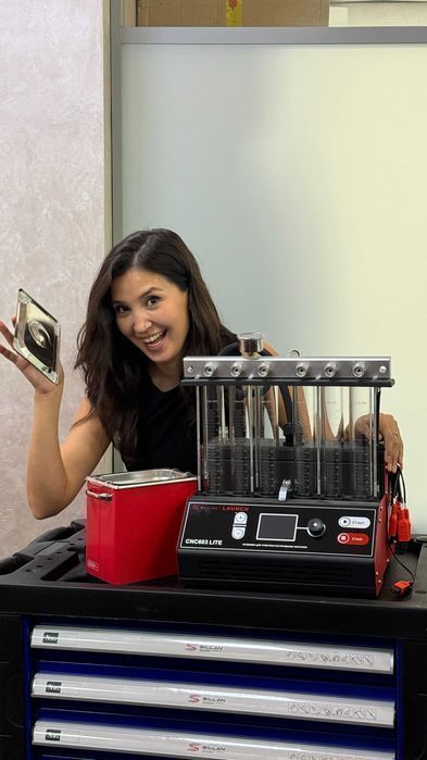 Стенд для тестирования диагностики и промывки форсунок Launch