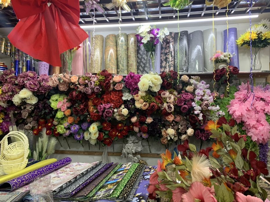 Декоративные исскуственные цветы в широком ассортименте!