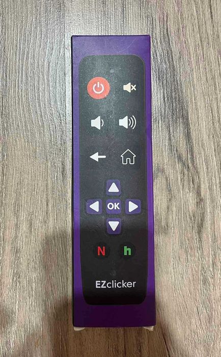 Универсално дистанционно с големи бутони за Roku TV – EZclicker