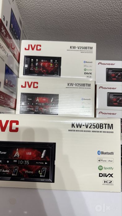 JVC KW-V250BT DVD/USB/MP3/CD/iPhone/Android
