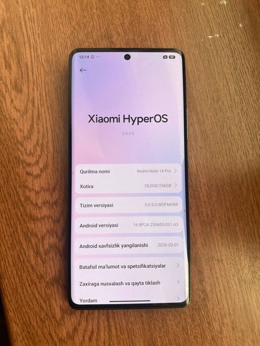 Redmi note 14 pro 8/256 ideal