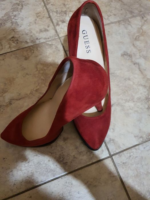 Дамски обувки от естествен  велур