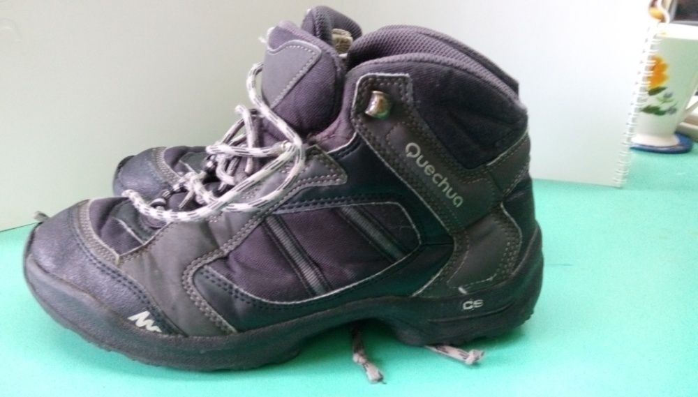 Туристически мъжки обувки за планински преходи QUECHUA