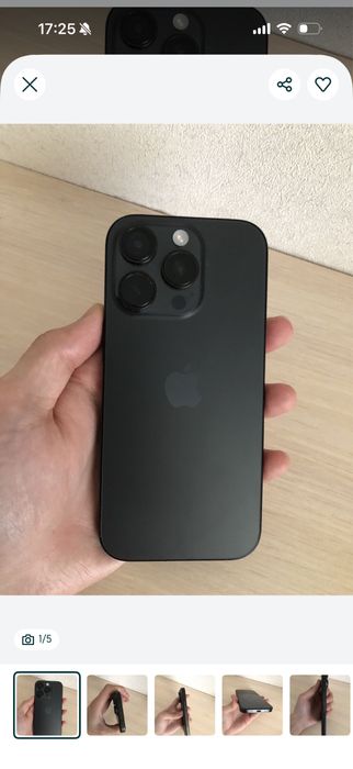 Iphone 16pro в хорошем состояний 128гб 91%акум