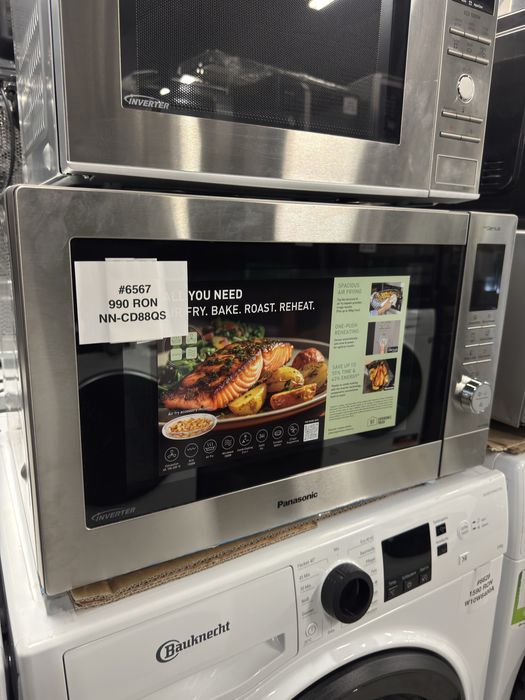 Cuptor cu microunde combinat 4 în 1 Panasonic NN-CD88QS