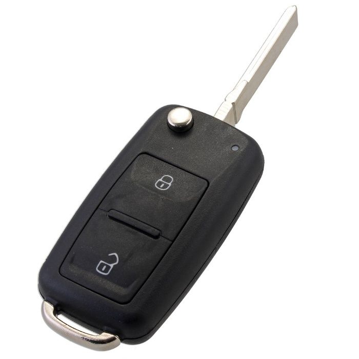 Кутийка ключ WOLKSWAGEN SEAT SKODA 2 бутона с острие OS