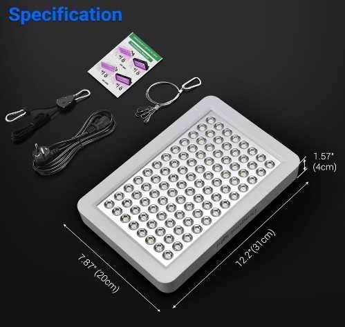 Висяща LED лампа за отглеждане на растения DragonLight BW1000, 45W