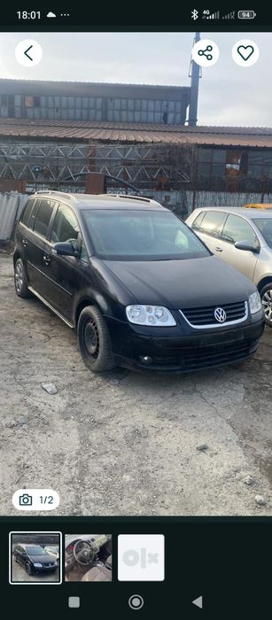 Piese Vw Touran 2006 negru 2.0 bkd 140 cp