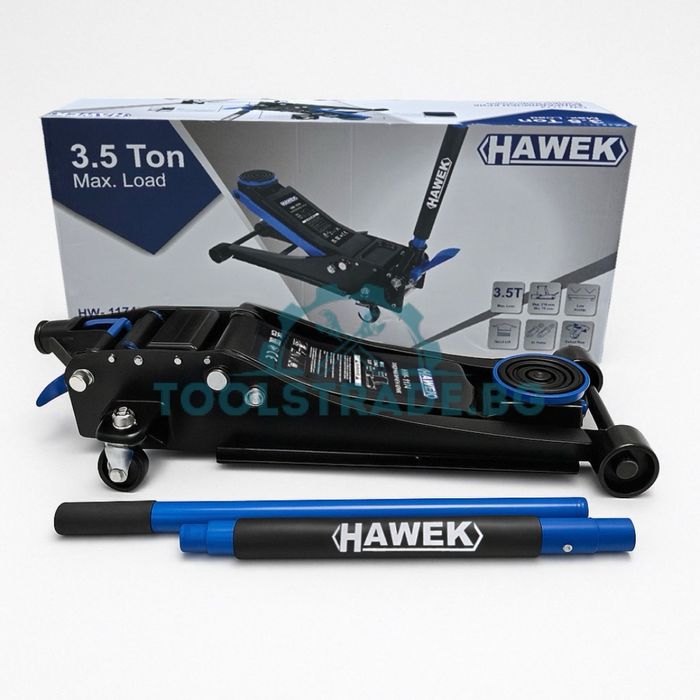 Нископрофилен крик с педал 3.5тона (75-510mm) HAWEK