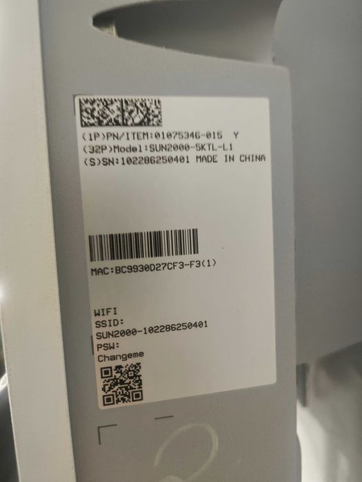 Инвертор 5kW Huawei SUN2000 5KTL-L1