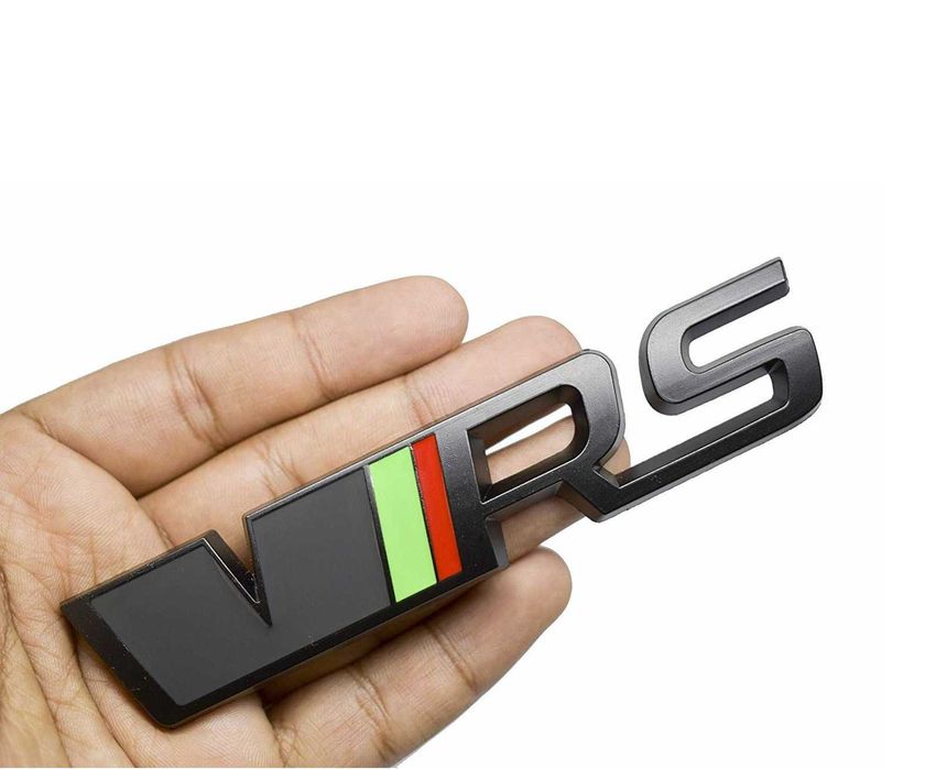 Set embleme SKODA OCTAVIA VRS / emblema stema sigla sticker inscriptii ...