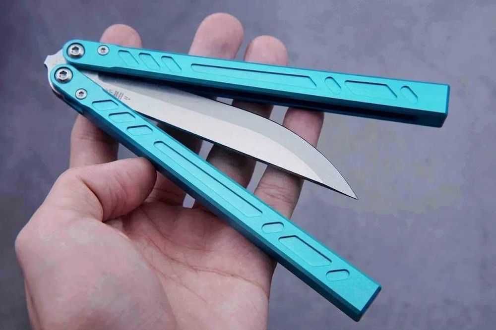 Baliplus Barebones Balisong (Tanto) – Пеперуда, Циан