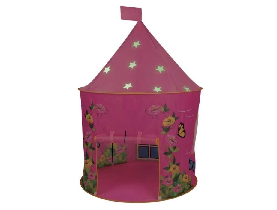 Детска палатка за игра с флуорисцентни елементи